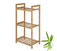 PACHIRA E-Commerce Étagère à Chaussures en Bambou Facile à Monter avec 3 étagères, 35 x 25 x 71 cm, idéale pour Salle de Bain, Cuisine, Salon, Chambre à Coucher, Balcon, Couleur Naturelle