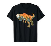 Pachycéphalosaure réaliste Dinosaure Art préhistorique T-Shirt Graphique avec Valeur