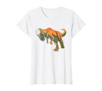 Pachycéphalosaure réaliste Dinosaure Art préhistorique T-Shirt Graphique avec Valeur