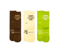 Pacific and Co - Pack de 3 paires de chaussettes de running - Barista Box Multicolor - Taille L/XL - Beige Beige L/XL