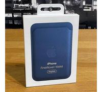 (Pacific Blue, For Apple iPhone 12) For iPhone 17 16 15 14 13 12 Pro Max Plus Finewoven W/ Logo Magsafe Wallet Card