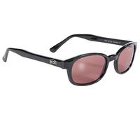 Pacific Coast Lunettes de soleil KD's Biker d'origine, Monture noire/verres roses, M
