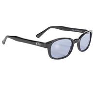 Pacific Coast Lunettes de soleil KD's Biker - Monture noire/verres bleus