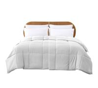 Pacific Coast Textiles Modern Threads réversible Couette Duvet Alt, Polyester, Blanc, Reine