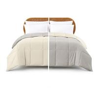 Pacific Coast Textiles réversible Couette Duvet Alt, Polyester, Ivoire/atmosphère, Double