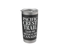 Pacific Crest Trail 2650 milles du Mexique au Canada Gobelet isotherme en acier inoxydable double paroi