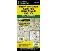 Pacific Crest Trail : California Sierra Nevada (lot de cartes) | National Geographic