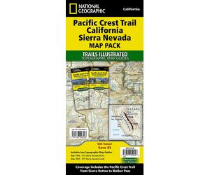 Pacific Crest Trail : California Sierra Nevada (lot de cartes) | National Geographic
