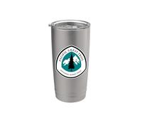 Pacific Crest Trail Panneau de sentier panoramique national Gobelet isotherme en acier inoxydable double paroi