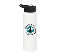 Pacific Crest Trail Panneau de sentier panoramique national Stainless Steel Insulated Water Bottle