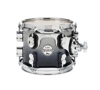 Pacific Drums Concept Maple - Tom en érable, 8" x 7", finition laquée en fondu argent vers noir