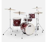 Pacific Drums New Yorker Shell Pack, kit de batterie de 4 pièces, pli de finition Twisted Cherry