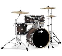 Pacific Drums & Percussion PDP Concept PDCM20FNSCB Lot de 4 batteries Fusion, charbon de bois