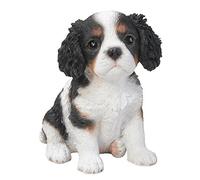 Pacific Giftware Adorable Seated King Charles Spaniel Puppy Collectible Figurine Amazing Dog Likeness Hand Painted Resin 6.5 inch Figurine Great for Dog Lovers Tabletop Decor
