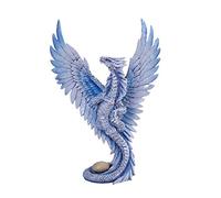 Pacific Giftware Anne Stokes Age of Dragons Iced Blue Wind Dragon Home Tabletop Decorative Resin Figurine