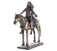 Pacific Giftware Appeal to The Great Spirit Figurine de Collection Guerrier Indien Finition Bronze 8 H