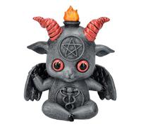 Pacific Giftware Baphomet Figurine Baphy mignonne en méditation - Statue amusante de 10 cm - Décoration gothique - Décoration occulte
