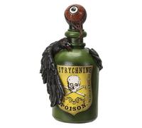 Pacific Giftware Bouteille de poison, 20,3 cm de hauteur, résine, multicolore, décoration d'intérieur, décoration de table, Halloween