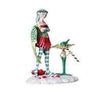 Pacific Giftware Christmas Fairy Collectible The Naughty List Decorative Statue by Artist Amy Brown 7 Inch H
