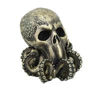 Pacific Giftware Cthulhu Skull Collectible Figurine Antique Bronze Finish 6 Inch Tall