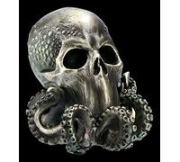 Pacific Giftware Cthulhu Skull Collectible Figurine Antique Bronze Finish 6 Inch Tall