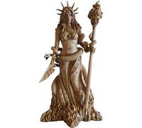 Pacific Giftware Déesse Grecque Sorcière Blanche Sorcière Sorcière Hécate Figurine Hekate Nécromancie Déité Magique Puissante Statue de sorcière païenne