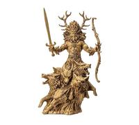 Pacific Giftware Derek W Frost Figurine de mythologie celtique Cernunnos de 30,5 cm de haut - Seigneur de la chasse sauvage et gardien des loups de la forêt