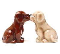 Pacific Giftware Ensemble salière et poivrière magnétique Chiots Labrador Blond/chocolat