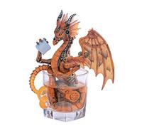 Pacific Giftware Figurine en résine Motif Dragon ailé Steampunk par Stanley Morrison
