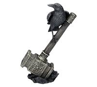Pacific Giftware Figurine Marteau de Thor avec Corbeau Viking Odin