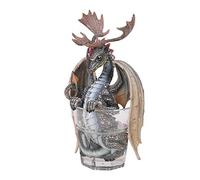 Pacific Giftware Liquor Vodka Winged Dragon in Cup Resin Figurine by Stanley Morrison