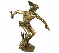 Pacific Giftware Moonlight Mysteries Statue Hermès en Bronze Grec Olympien