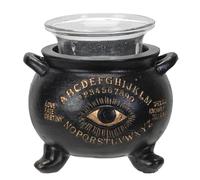 Pacific Giftware Photophore en forme de chaudron avec oeil illustré Ouija 6,8 cm de haut