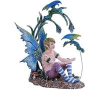 Pacific Giftware PT Amy Brown Art Original Collection Boy and His Dragon Male FAE Resin Collectible Figurine