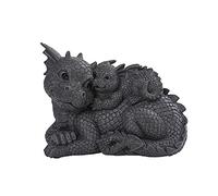 Pacific Giftware PT Garden Dragon Family Dragon Garden Display Decorative Accent Sculpture Stone Finish 10 Inch Tall