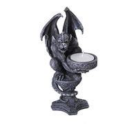 Pacific Giftware Silas The Gargoyle Candle Holder Tabletop Decor Statue 6 inch Tall