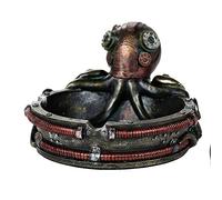 Pacific Giftware Steampunk Octopus Cigarette Ashtray Coin Tray Decorative Tabletop Accessory