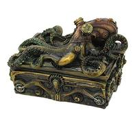 Pacific Giftware Steampunk Octopus Collectible Square Trinket Box 5.5 inch L