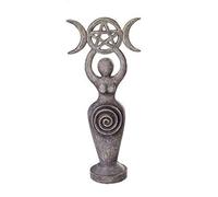 Pacific Giftware The Spiral Goddess Triple Moon Pentacle Figurine Wiccan Sorcière Décoration