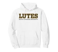 Pacific Lutheran University Lutes Text Logo Sweat à Capuche