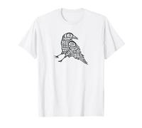 Pacific Northwest Native Art Style Formline Corbeau Corbeau T-Shirt