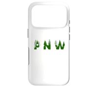Pacific Northwest Pine Trees in Green PNW Cadeau Amusant Coque pour iPhone 17 Pro