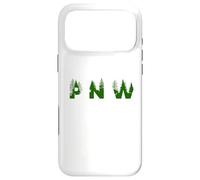 Pacific Northwest Pine Trees in Green PNW Cadeau Amusant Coque pour iPhone 17 Pro Max