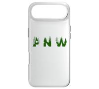 Pacific Northwest Pine Trees in Green PNW Cadeau Amusant Coque pour iPhone Air