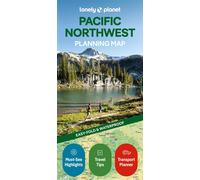 Lonely Planet – Pacific Northwest Planning Map – 1re édition – Anglais