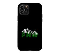 Pacific Northwest PNW Pine Trees Mountains Cadeau Coque pour iPhone 11 Pro