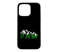 Pacific Northwest PNW Pine Trees Mountains Cadeau Coque pour iPhone 15 Pro Max