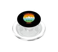 Pacific Northwest PNW Sun Set Retro Vintage Gift PopSockets PopGrip pour MagSafe