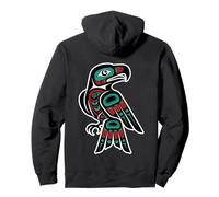 Pacific Northwest Style Eagle Predator Vision Hunter Spirit Sweat à Capuche