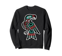 Pacific Northwest Style Eagle Predator Vision Hunter Spirit Sweatshirt